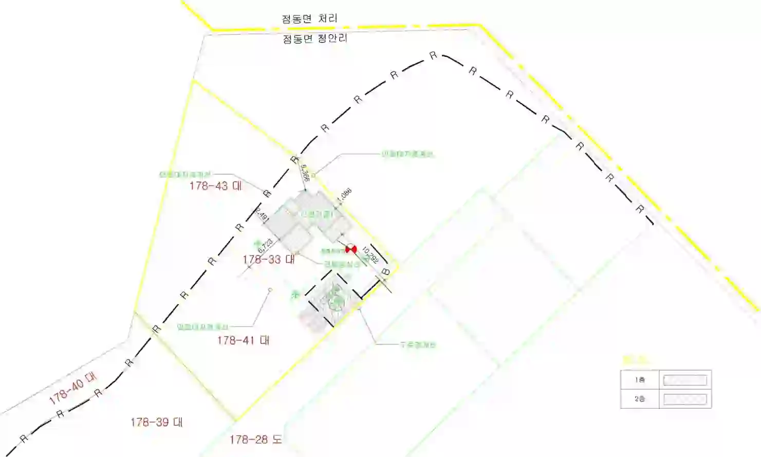 청안리 178-33 배치도 이미지